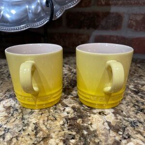 Le Creuset 200ml Capp mug set of 2 - SOLELL - brand new!  Gorgeous color!!